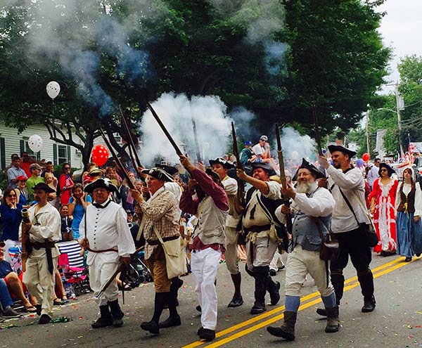 $th of July parade in downtown Chatham, MA